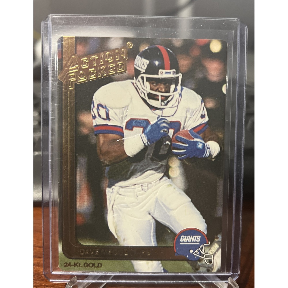 1991 Action Packed 24K Gold #32G Dave Meggett Giants